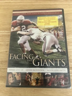 Facing the Giants (DVD, 2006) Alex Kendrick, Shannen Fields - NEW Authentic US - Image 1 of 4