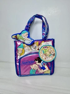 RARE Vtg Disney SNOW WHITE & THE SEVEN DWARFS Vinyl Childs Purse w/ORIGINAL TAG - Picture 1 of 22