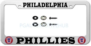 Letras de vinilo de acero inoxidable enchapadas en matrícula para Philadelphia Phill - Imagen 1 de 4
