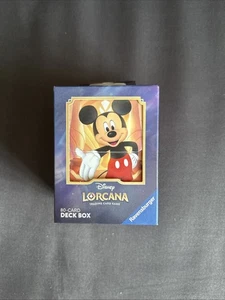 Disney Lorcana TCG 80-Card Deck Box New and Sealed MICKEY MOUSE - Picture 1 of 4