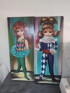 Dos fotos vintage de niñas de 1960 en cartón - Imagen 1 de 4