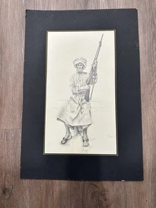 Giovanni Romagnoli 1982 Arabia Saudita acuarela firmada - Imagen 1 de 6
