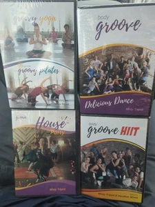 (4) NEW DVD BODY GROOVE Misty Tripoli Delicious Dance HIIT House Party Groovy - Picture 1 of 5