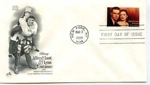 3287 Alfred Lunt & Lynn Fontanne, Artes Escénicas, ArtCraft FDC - Imagen 1 de 1