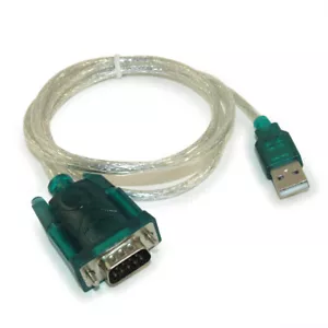 3ft USB Type-A to Serial (DB9 Male RS232) Converter Cable - Picture 1 of 2