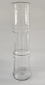 Large MCM Rare Blenko “Bamboo” Vase #7820 by Don Shepherd in Clear Glass 25"x8" - Picture 1 of 10