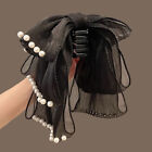 Large Bow Hair Claw Clip New Hairpin For Women Korean Sweet Ponytail Hair C YIUK