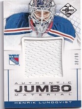 2012-13 Limited Jumbo Materials #JJHL Henrik Lundqvist 38/99