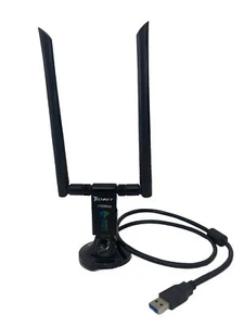 USB WiFi Adapter PC Techkey 1750Mbps Dual Band 2.42GHz/450Mbps 5.8GHz/13 - Picture 1 of 5