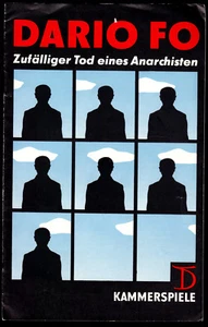 Theaterprogramm, Kammerspiele des DT Berlin, Dario Fo, Zufälliger Tod ..., 1984 - Bild 1 von 1