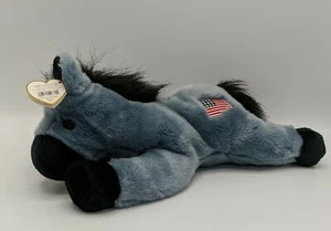 TY Retired Lefty the donkey Beanie Buddy USA - Imagen 1 de 11