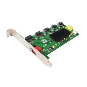 5-Port SATA 2.0 HW RAID Controller Card 5 Ports SATA Hard Disk Accelerator Card - Picture 1 of 9