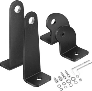 2 Pack Light Bar Side Mounting Brackets for Single Row Light Bar Straight Curved - Picture 1 of 12