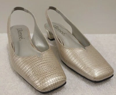 J Renee Damas Taupe Bev Lagarto Zapatos con Cordones Talla 6 M  Foto 1 de 4