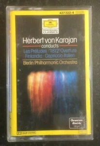 HERBERT Von KARAJAN conducts BERLIN (Les Preludes,1812) Cassette Tape ALBUM 1968 - Picture 1 of 3