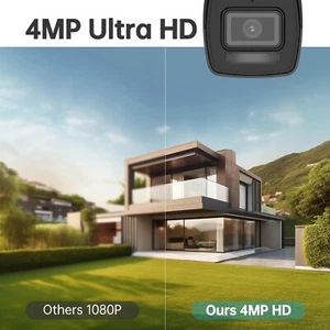 New 4MP Smart IR White Light +Mic Bullet IP Camera 1043G2-LIUF 2.8mm - Picture 1 of 1
