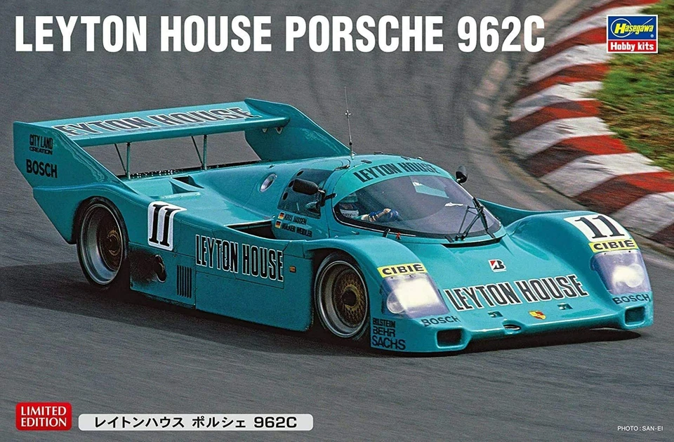 HASEGAWA 1:24 KIT AUTO - LEYTON HOUSE PORSCHE 962C EDIZIONE LIMITATA ART 20411 - Immagine 1 di 2