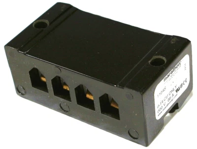 Marathon Special Products 1104S Copper Terminal Block, 4P, 65A, 600 6/14 Awg AC/ - Image 1 of 4