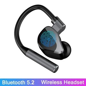 Bluetooth Earpiece Wireless Headset Noise Cancelling Headphones Driver Trucker