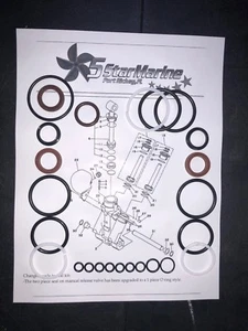 ¡SUPER ALTA CALIDAD! KIT DE REPARACIÓN DE SELLO INCLINABLE YAMAHA 2008 F115 F150 HPDI 150 200 - Imagen 1 de 4