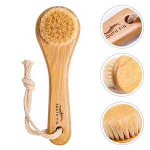  Horse Hair Face Brush Horsehair Exfoliator Manual Cleansing Wash Scrub - Picture 1 of 12