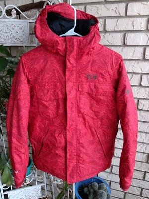 Mountain Hard Wear Elite Chaqueta Tonificada Roja Impermeable Juvenil Mediano Abrigo de Esquí Foto 1 de 4