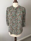 Marks & Spencer Ladies Stunning Relaxed Fit Floral Patterned Blouse Size 10 BNWT