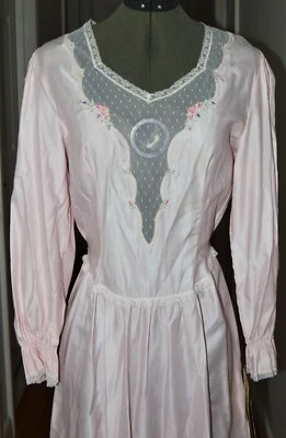 Camisón Barbizon LEER ANUNCIO Vintage NUEVO NUEVO CON ETIQUETAS Rosa MODESTO M med. TIENE MANCHAS Foto 1 de 4