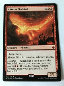 1x MTG - Akoum Firebird - Battle For Zendikar - NM - Picture 1 of 2