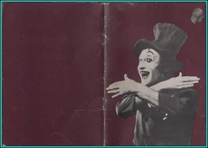 MARCEL MARCEAU -Mime Artist -Original Dedicated Autograph Program from Argentina - Picture 1 of 10