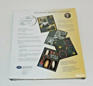 Creative Memories 8 1/2 X 11 Black Scrapbook Refill Pages NEW - Picture 1 of 2