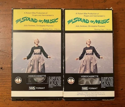 THE SOUND OF MUSIC rare 2xVHS Magnetic Video edition (1980) Julie Andrews OOP - Image 1 of 4