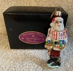Christopher Radko Little Gems Ring In the Holidays Christmas Ornament FREE SHIP - Picture 1 of 5