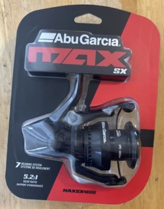 Abu Garcia Max SX 4000 Spinning Fishing Reel (MAXSX4000) - Black... FREE S&H! - Picture 1 of 2