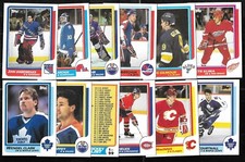 1986-87 TOPPS NHL HOCKEY CARD 1-198+ STICKER INSERTS 1-33 SEE LIST