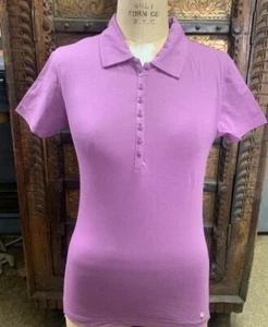Camiseta Piqué Polo para mujer Juniors Hering marca púrpura venta verano - Imagen 1 de 2
