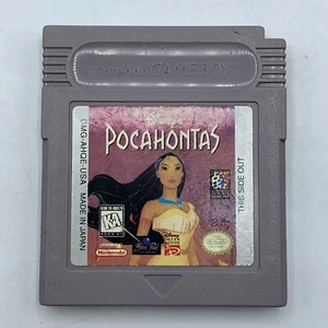 Disney's Pocahontas ORIGINAL NINTENDO GAMEBOY 1996 Cart Only Tested Works - Picture 1 of 2
