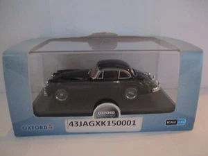 1:43 Scale OXFORD AUTOMOBILE COMPANY - JAGUAR XK 150 / GLOSS BLACK - Picture 1 of 2