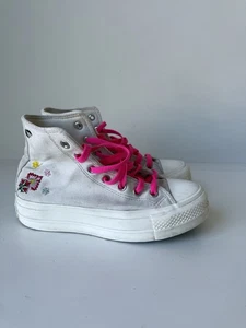 Scarpe Converse Chuck Taylor All-Star platform donna 7 sneakers ricamate floreali - Foto 1 di 9