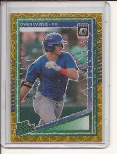 Tarjeta de radiocontrol Owen Caissie 2025 Panini Prospect Edition Orange Prizm Rookie #186 8/10 - Imagen 1 de 2