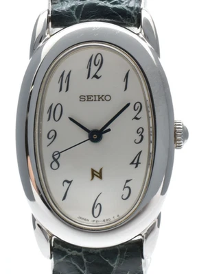 Vintage [NEAR MINT] Seiko Noie 1F21-5B70 Silver 21mm Quartz Women's Watch Japan - Image 1 of 4