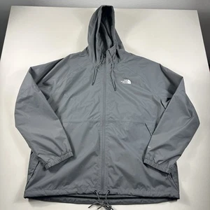 The North Face Antora Rain Jacket Hooded Gray Full Zip NF0A7QEYA91-S Men's 2XL - Picture 1 of 10