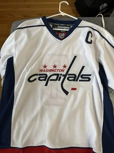 Alex Ovechkin Adidas Washington Capitals weiß Authentic genäht NHL Trikot Gr. 52 - Bild 1 von 4