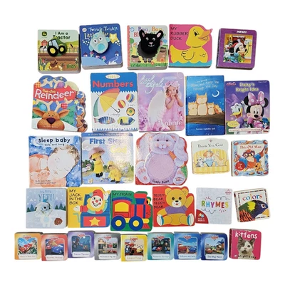 30 Children BOARD BOOK Lot Hardcover Baby Toddler Preschool Kids Small - Image 1 of 4