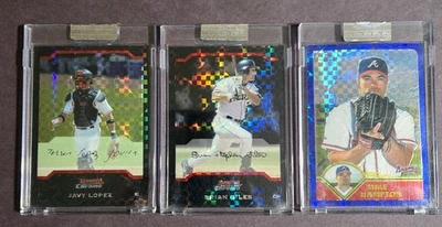 2-2004 BOWMAN CROMO XFRACTORS Y 1-2003 TOPPS CROMO XFRACTOR - SIN CIRCULAR Foto 1 de 2