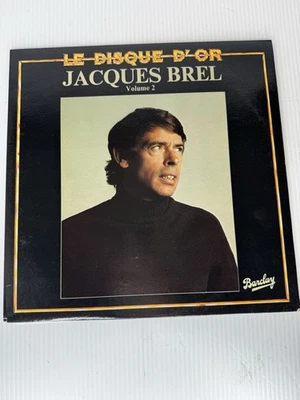 JACQUES BREL LE DISQUE D'OR VOL.2 12" Lp Vinyl~Canada Pressing°°BARCLAY 55509 Foto 1 de 4