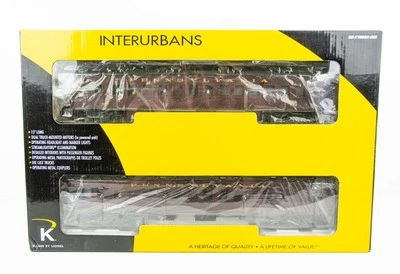 Lionel K-Line 6-21326 Interurbans Pennsylvania Powered & Dummy 2 Car Train Set - Image 1 of 4