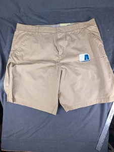 Men's Faded Glorly Khaki Shorts Size 46 Brand New With Tags  NWT - Picture 1 of 8