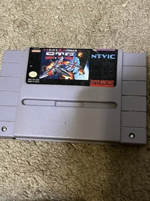 Authentic & Tested Strike Gunner S.T.G. For Super Nintendo, Works, Read - Image 1 of 4