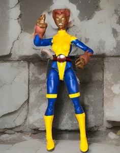 Custom Marvel Legends X-Men WOLFSBANE Retro Blue & Gold Wolf Figur X-Factor - Bild 1 von 4